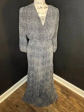 Eva Mendez Leopard print dress